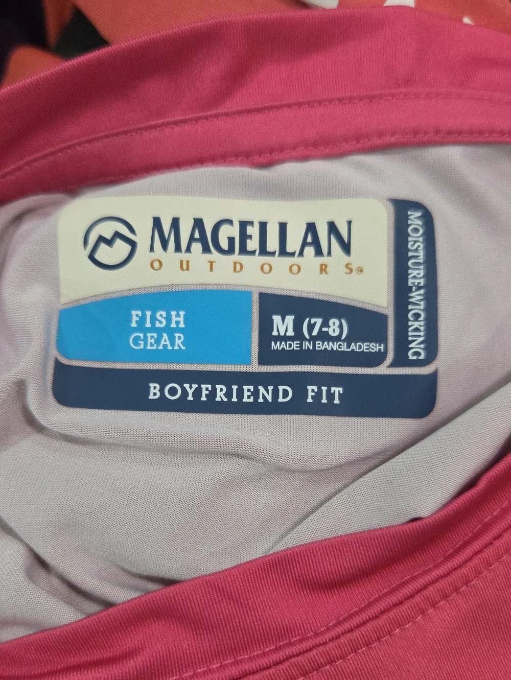 •Magellan• Little Girls Fish Gear Long Sleeve Top